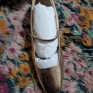 Dolce Vita Metallic Gold Flats